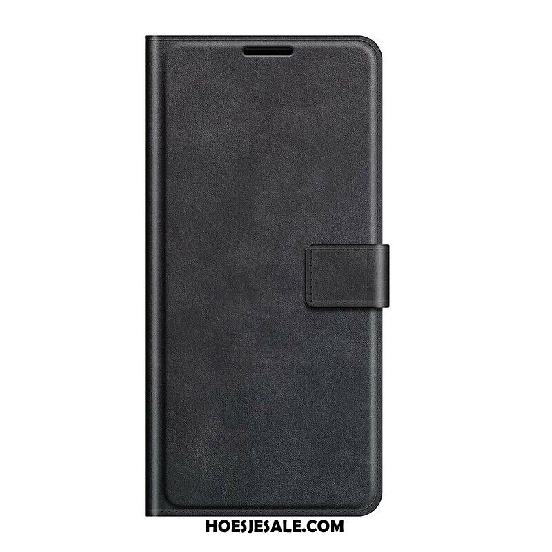 Flip Case voor Xiaomi Redmi Note 10 5G Leren Styling