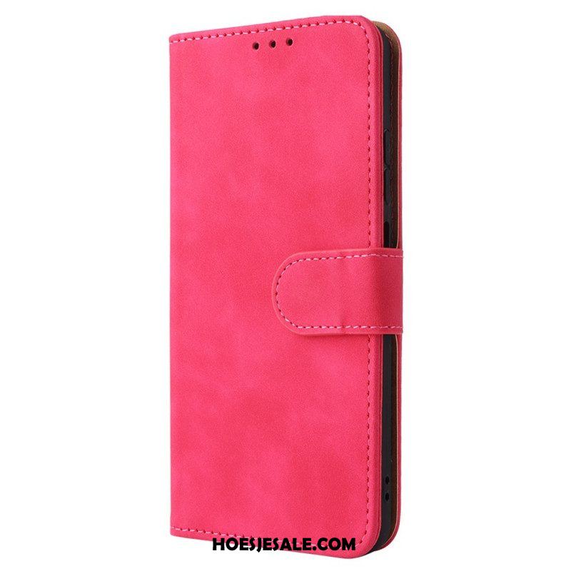 Flip Case voor Xiaomi Redmi Note 11 / 11S Skin-touch Met Sleutelkoord