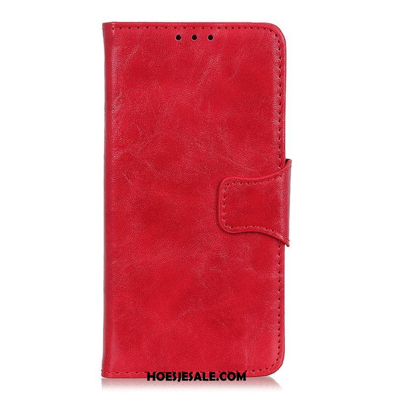 Flip Case voor Xiaomi Redmi Note 11 Pro Plus 5G Split Lederen Omkeerbare Sluiting