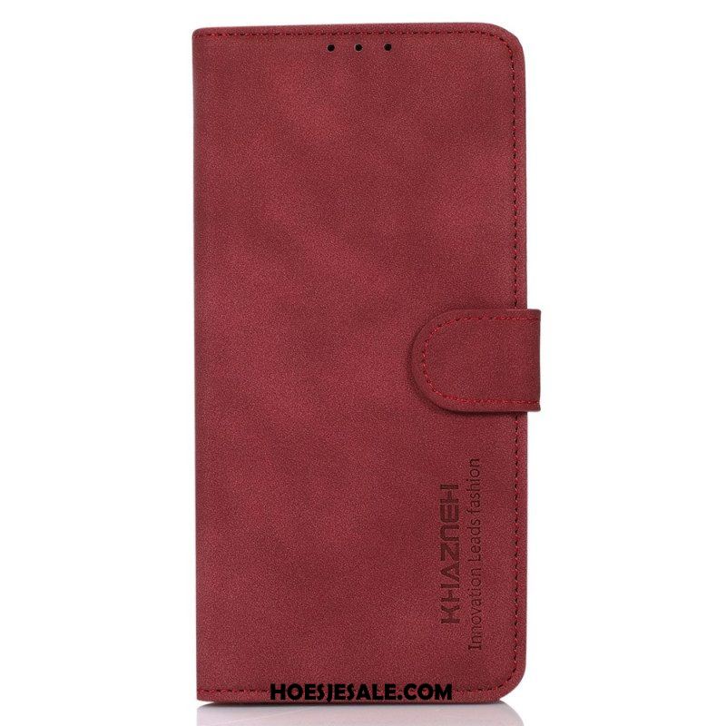 Flip Case voor Xiaomi Redmi Note 12 Pro Plus Khazneh Modieus Leereffect