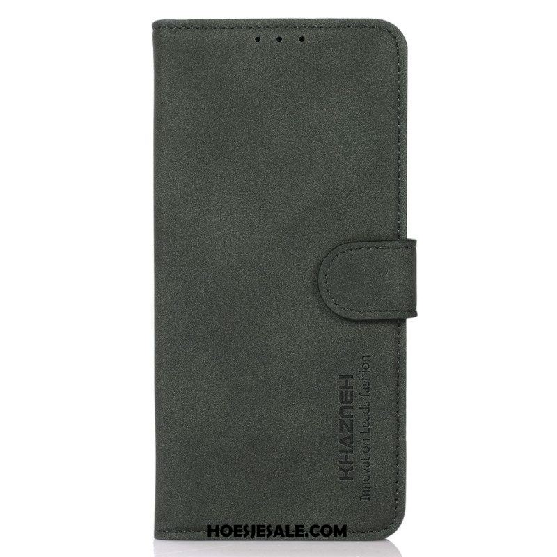 Flip Case voor Xiaomi Redmi Note 12 Pro Plus Khazneh Modieus Leereffect