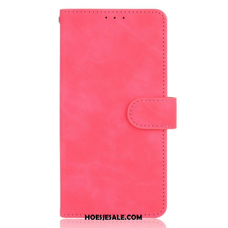 Flip Case voor iPhone 13 Pro Aanraking Van De Huid