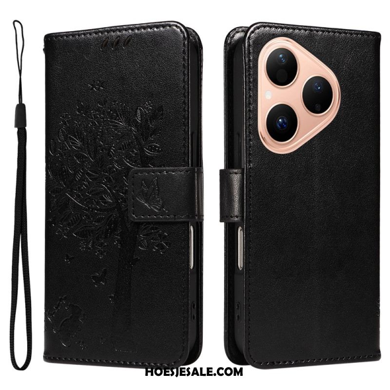 Folio-hoesje Huawei Pura 80 Kat En Boom