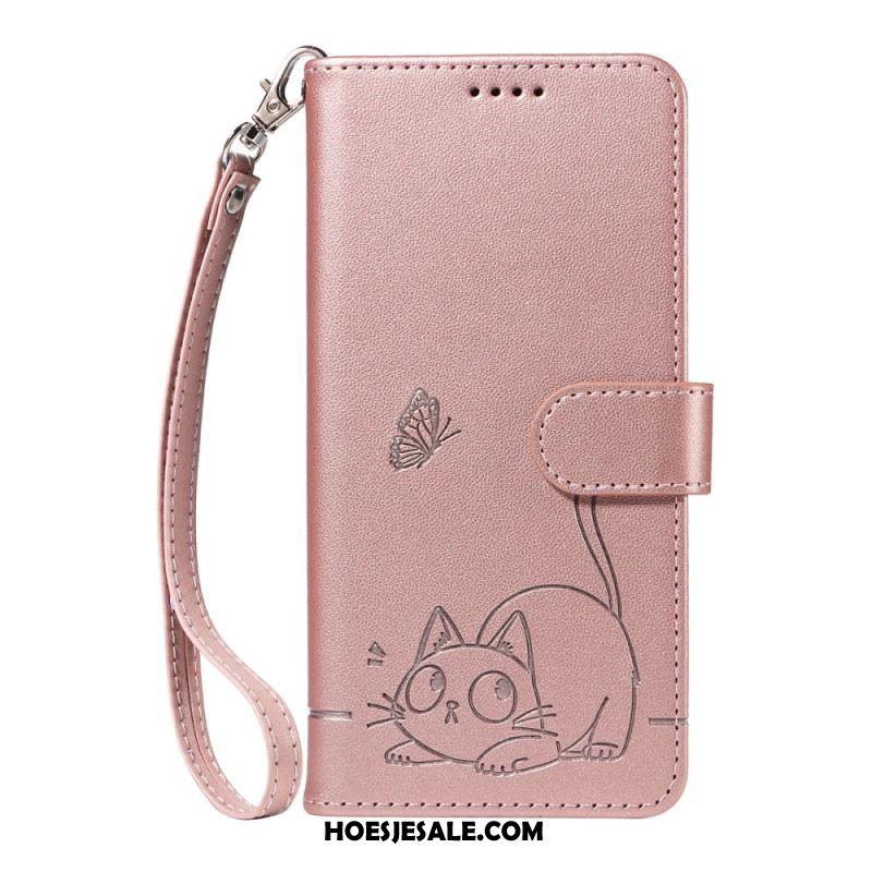 Folio-hoesje Huawei Pura 80 Ultra Telefoonhoesje Kat En Afbeelding