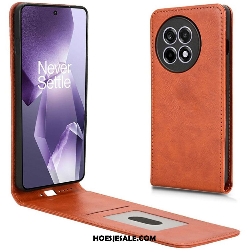 Folio-hoesje Oneplus 13r Telefoonhoesje Kunstleer Met Verticale Flap