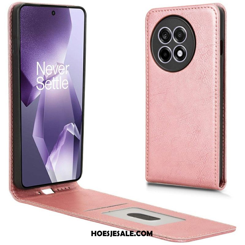 Folio-hoesje Oneplus 13r Telefoonhoesje Kunstleer Met Verticale Flap