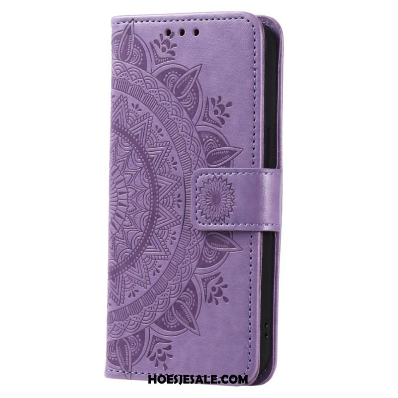 Folio-hoesje Oneplus 13r Telefoonhoesje Mandala Zon