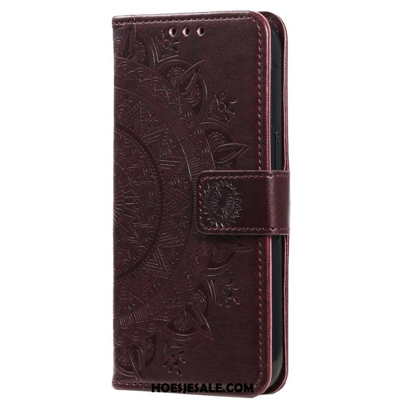 Folio-hoesje Oneplus 13r Telefoonhoesje Mandala Zon