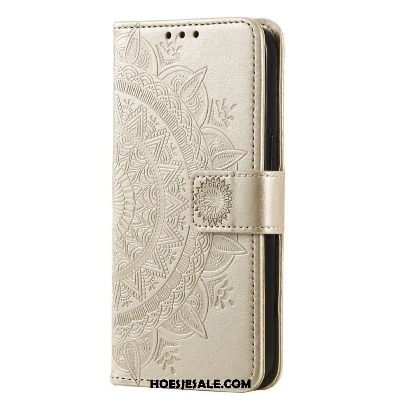 Folio-hoesje Oneplus 13r Telefoonhoesje Mandala Zon