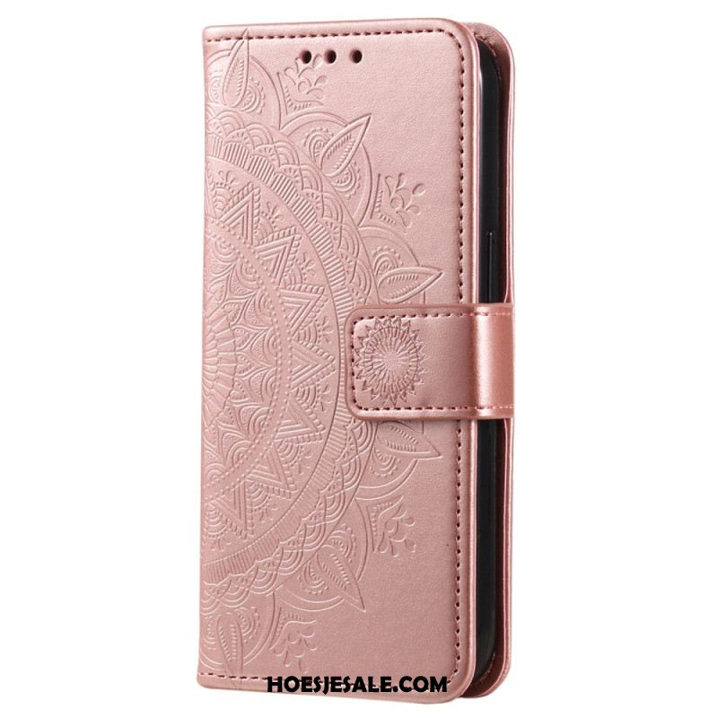Folio-hoesje Oneplus 13r Telefoonhoesje Mandala Zon