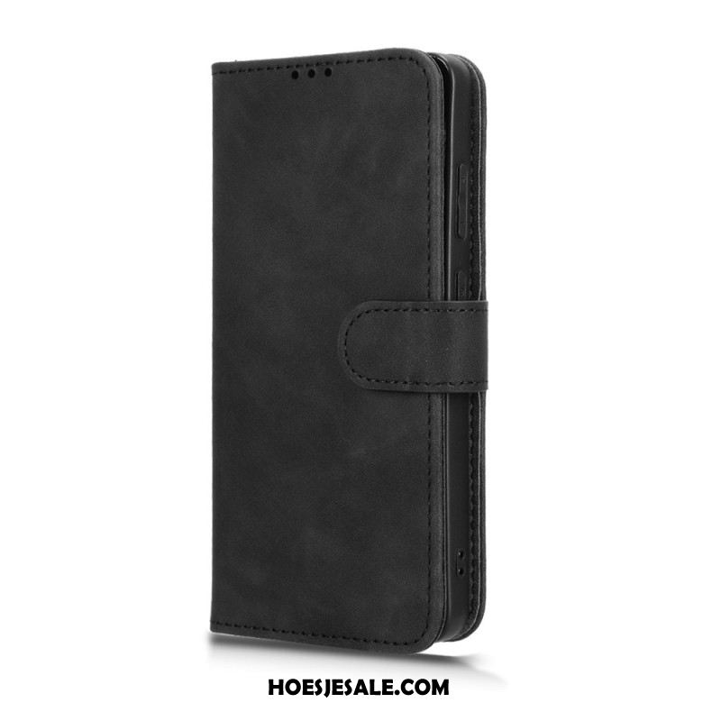 Folio-hoesje Oneplus 13r Telefoonhoesje Suède-stijl