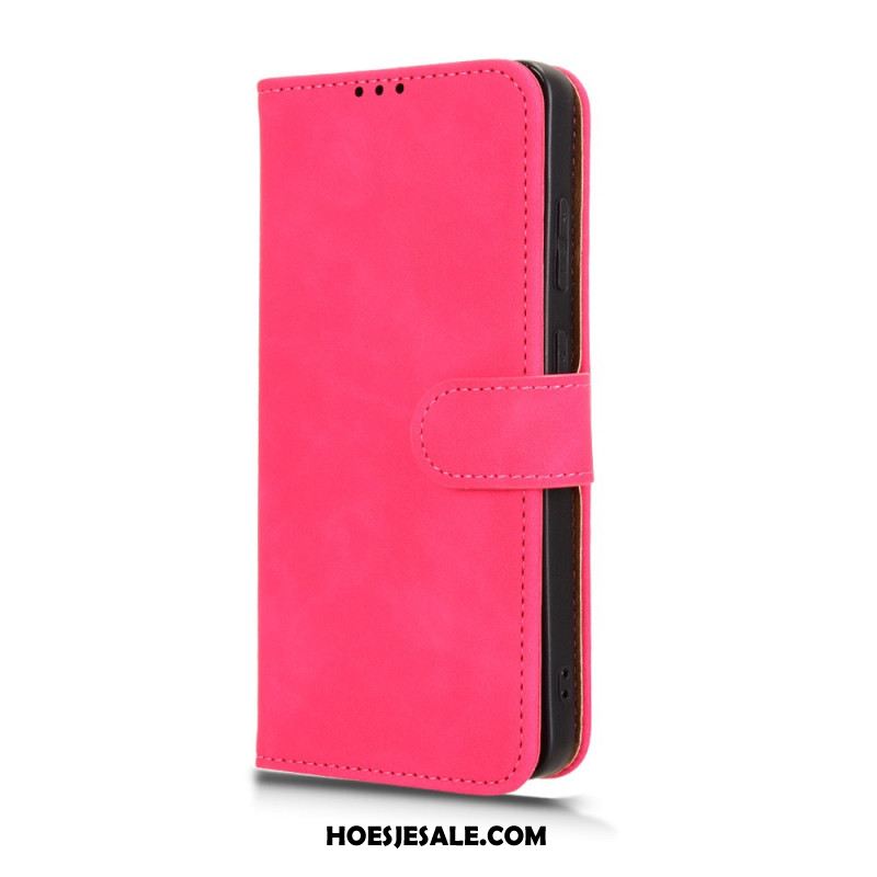 Folio-hoesje Oneplus 13r Telefoonhoesje Suède-stijl