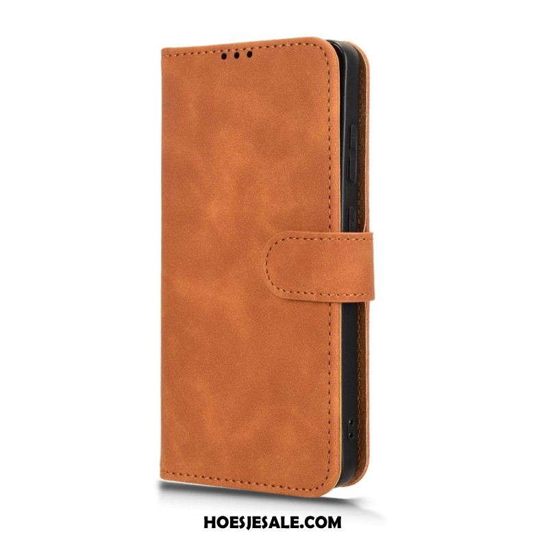 Folio-hoesje Oneplus 13r Telefoonhoesje Suède-stijl