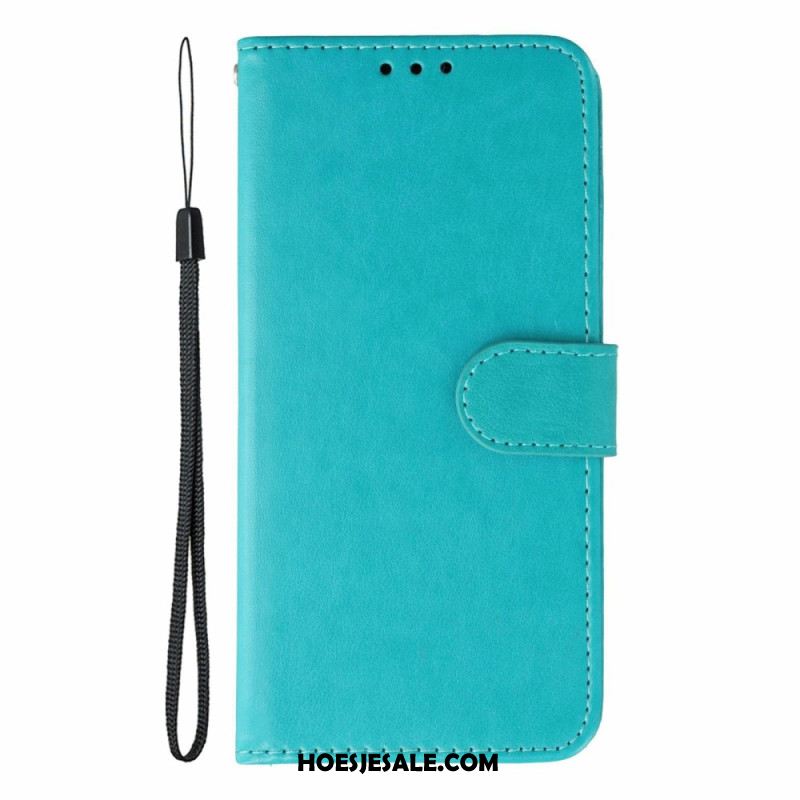 Folio-hoesje Oneplus 15 Effen Kunstleer