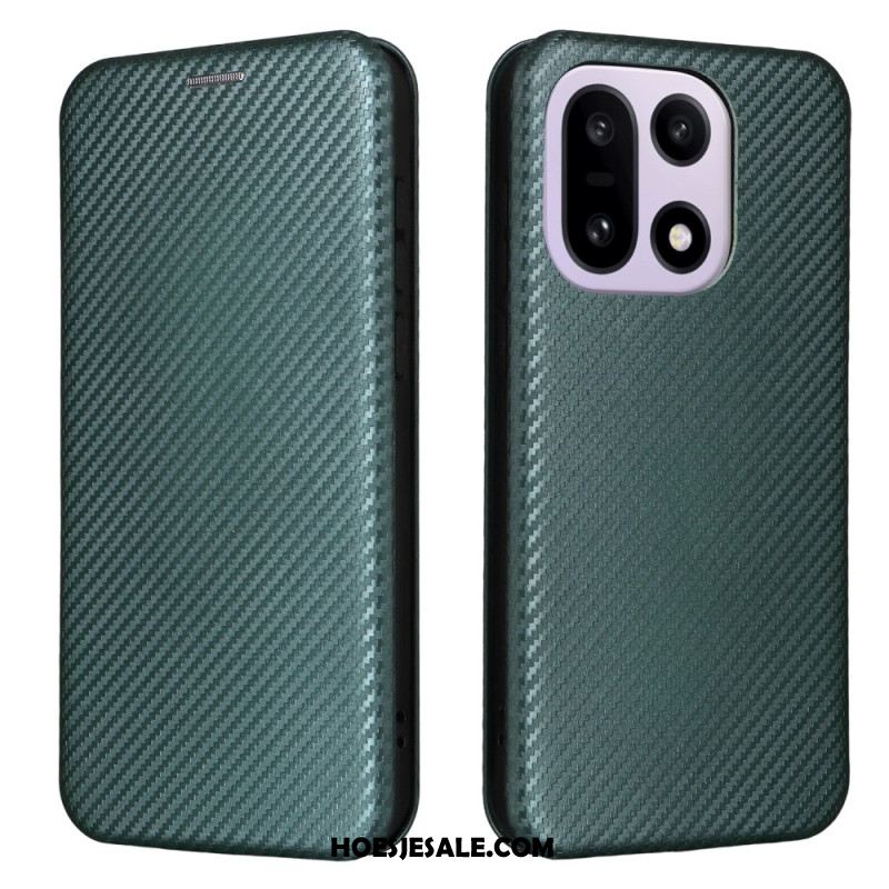 Folio-hoesje Oneplus 15 Koolstofvezel Bescherming Hoesje