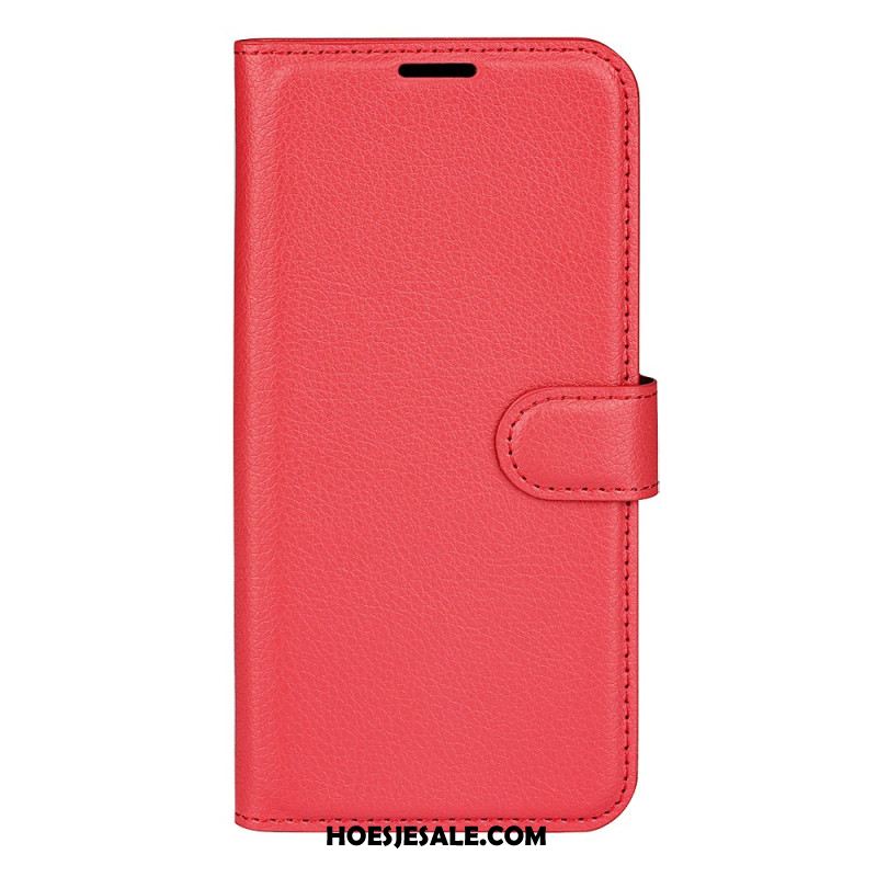 Folio-hoesje Oneplus 15 Telefoonhoesje Kunstleer Lychee