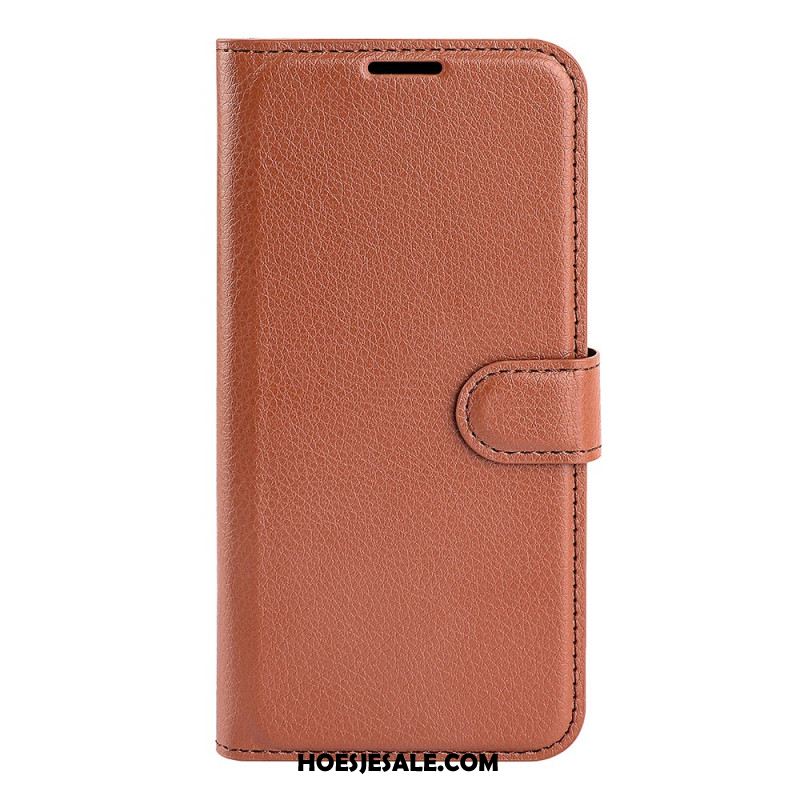 Folio-hoesje Oneplus 15 Telefoonhoesje Kunstleer Lychee