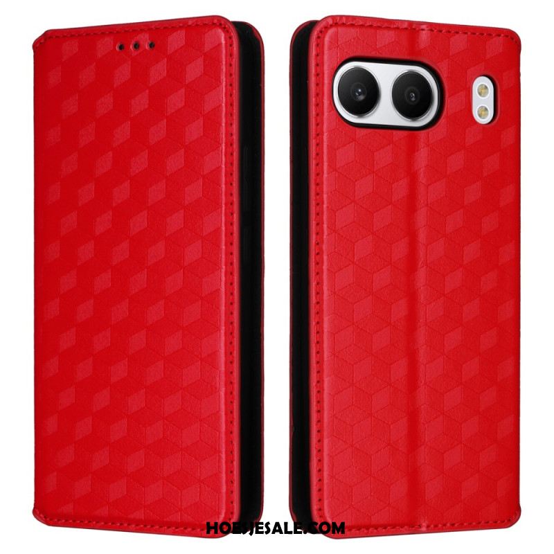 Folio-hoesje Oneplus Nord 4 Telefoonhoesje Diamantpatroon