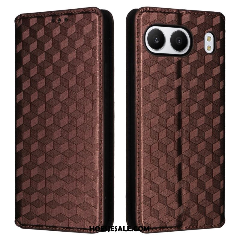 Folio-hoesje Oneplus Nord 4 Telefoonhoesje Diamantpatroon