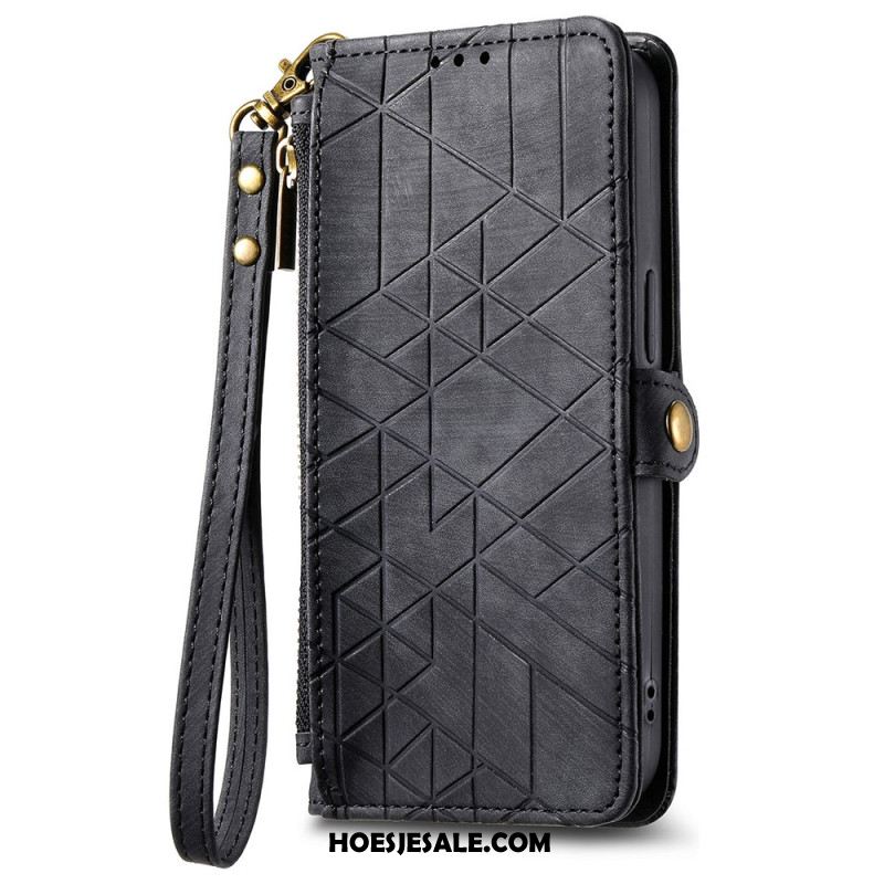 Folio-hoesje Oneplus Nord 4 Telefoonhoesje Portemonnee Met Geometrisch Patroon