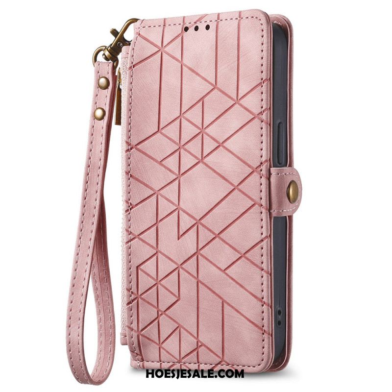 Folio-hoesje Oneplus Nord 4 Telefoonhoesje Portemonnee Met Geometrisch Patroon