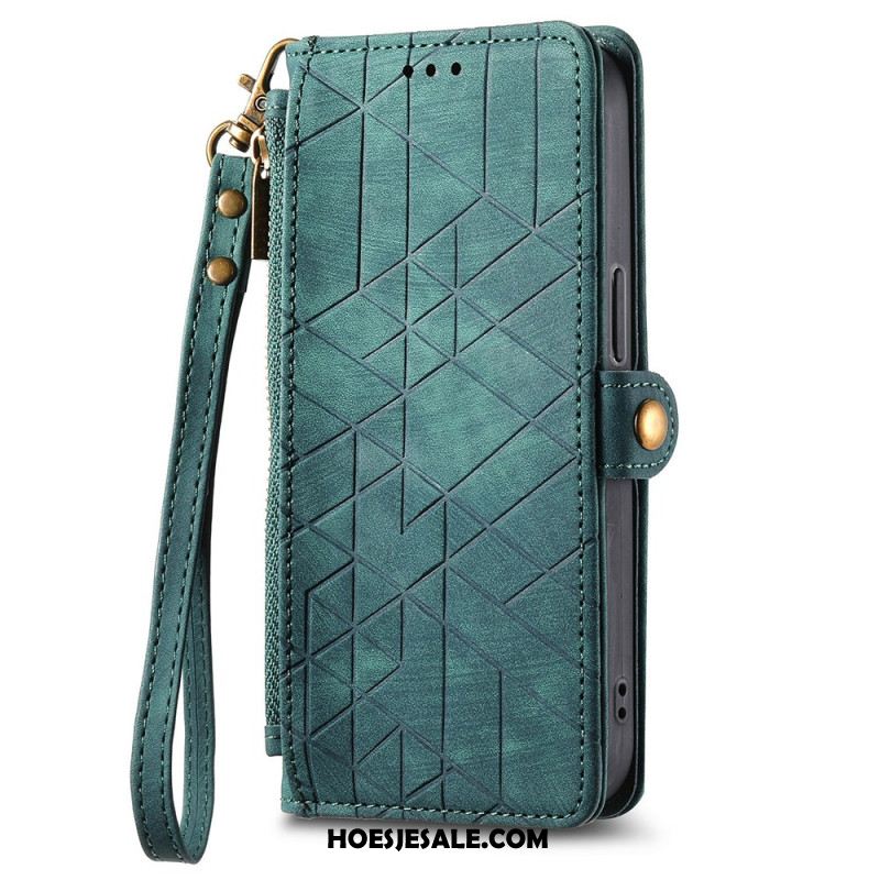 Folio-hoesje Oneplus Nord 4 Telefoonhoesje Portemonnee Met Geometrisch Patroon