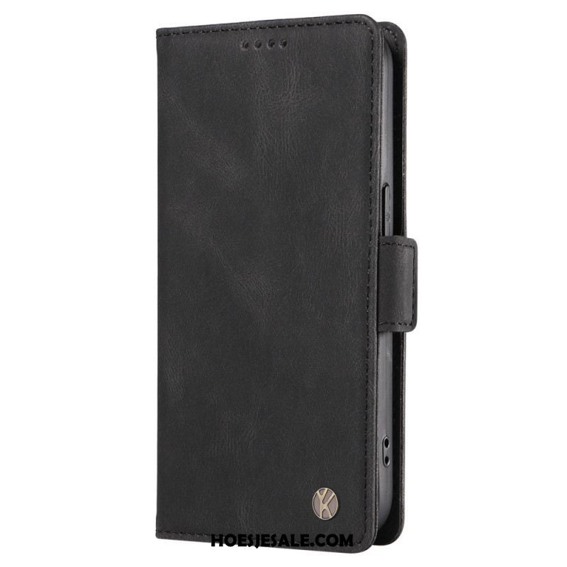 Folio-hoesje Oneplus Nord 4 Telefoonhoesje Yikatu Suède-effect