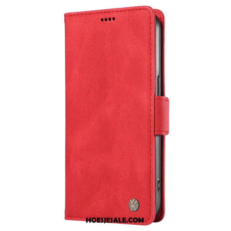 Folio-hoesje Oneplus Nord 4 Telefoonhoesje Yikatu Suède-effect