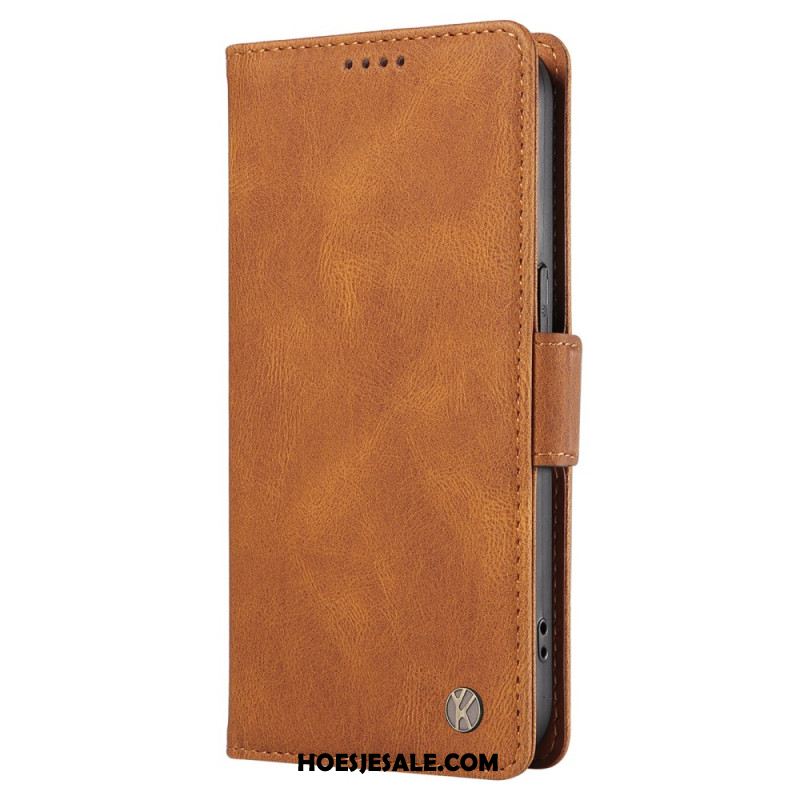 Folio-hoesje Oneplus Nord 4 Telefoonhoesje Yikatu Suède-effect