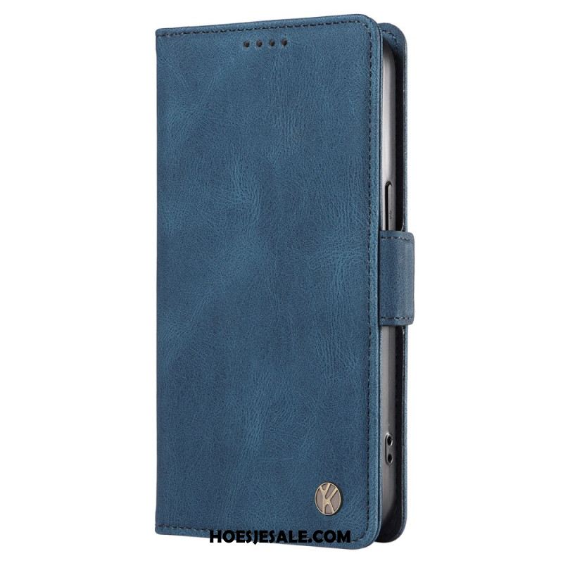 Folio-hoesje Oneplus Nord 4 Telefoonhoesje Yikatu Suède-effect