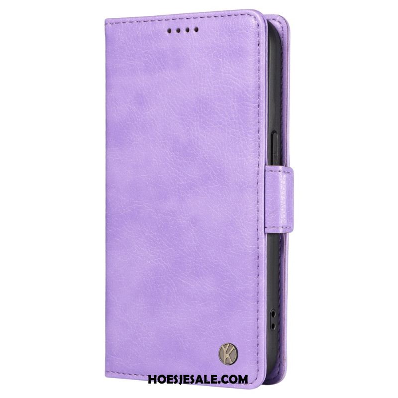 Folio-hoesje Oneplus Nord 4 Yikatu Lychee-imitatieleer