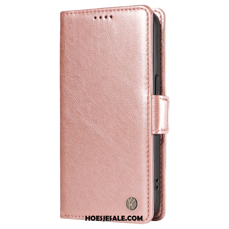 Folio-hoesje Oneplus Nord 4 Yikatu Lychee-imitatieleer