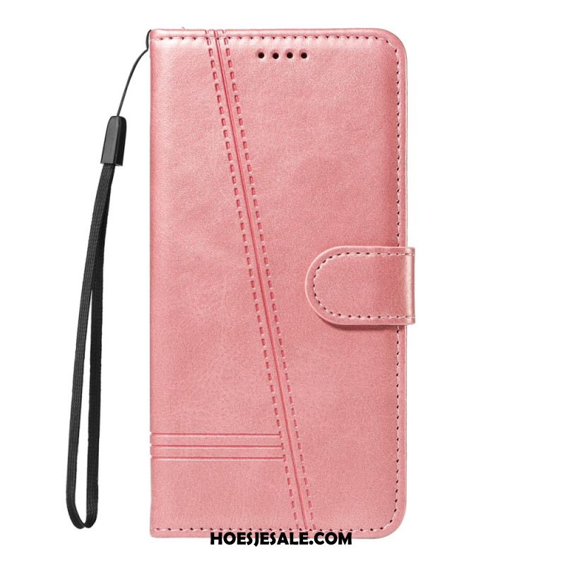 Folio-hoesje Oneplus Nord 5 Telefoonhoesje Geometrische Lijnen