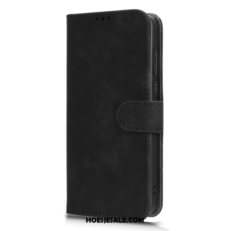 Folio-hoesje Oneplus Nord 5 Telefoonhoesje Suède-effect