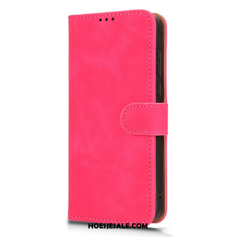 Folio-hoesje Oneplus Nord 5 Telefoonhoesje Suède-effect