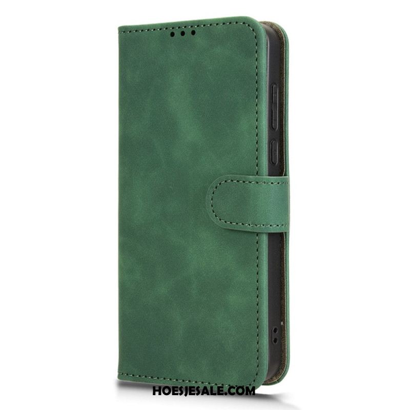 Folio-hoesje Oneplus Nord 5 Telefoonhoesje Suède-effect