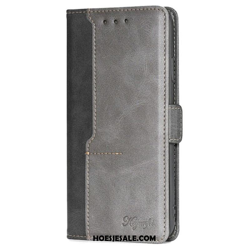 Folio-hoesje Oneplus Nord 5 Telefoonhoesje Tweekleurig