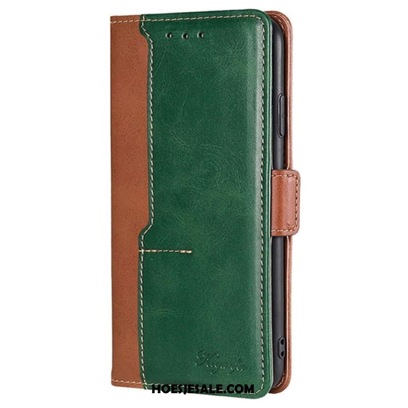 Folio-hoesje Oneplus Nord 5 Telefoonhoesje Tweekleurig