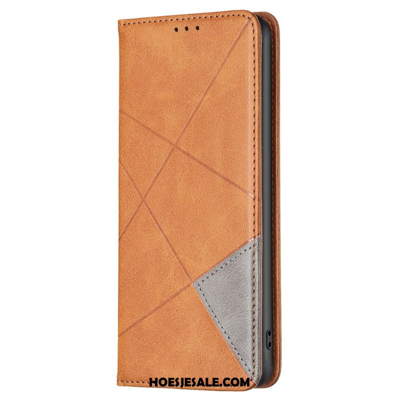 Folio-hoesje Oppo A98 5g Telefoonhoesje Geometrisch Patroon