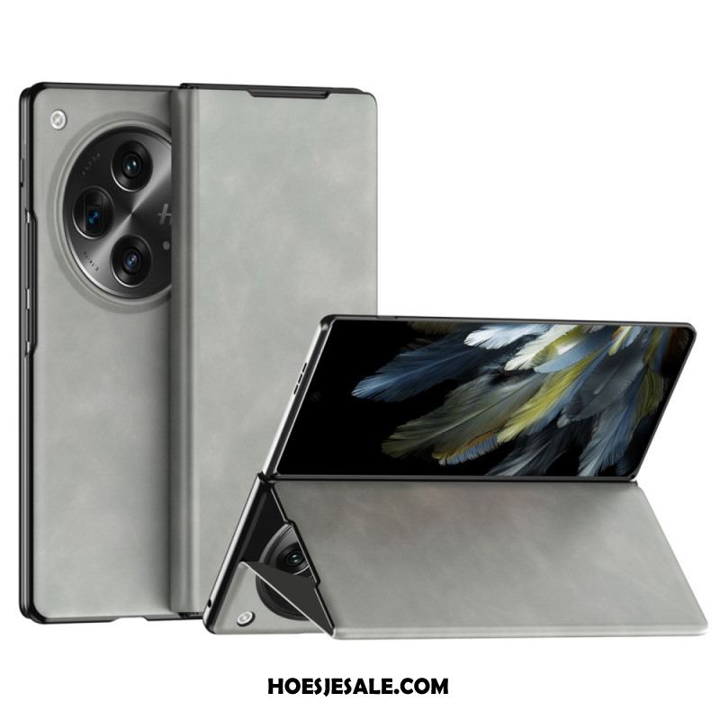 Folio-hoesje Oppo Find N3 Klassiek Nappaleer Bescherming Hoesje