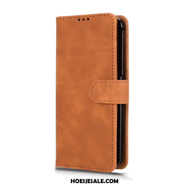 Folio-hoesje Oppo Find N5 Suède-effect