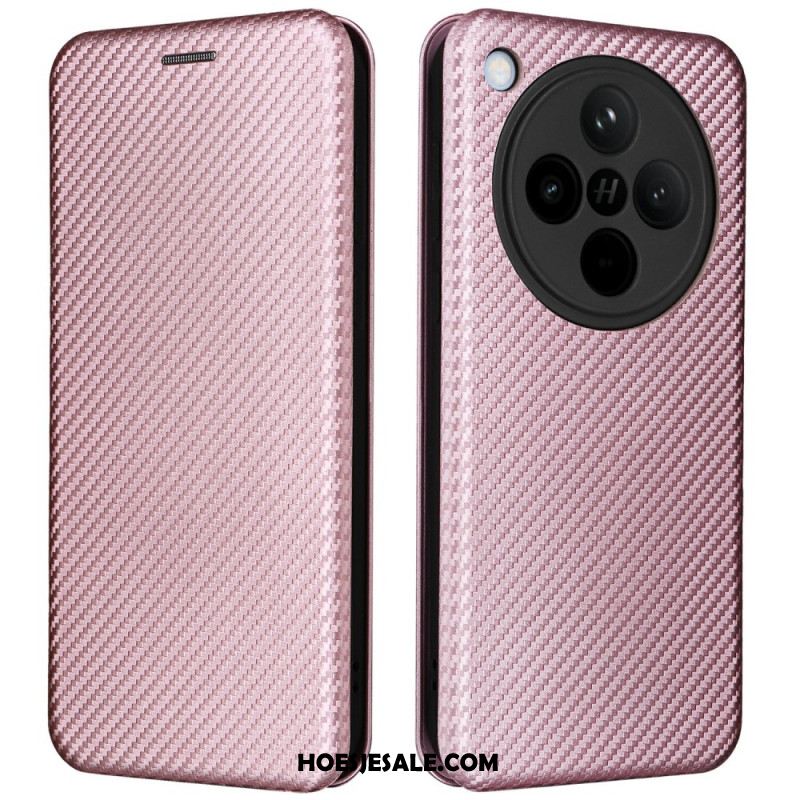 Folio-hoesje Oppo Find X8 Koolstofvezel