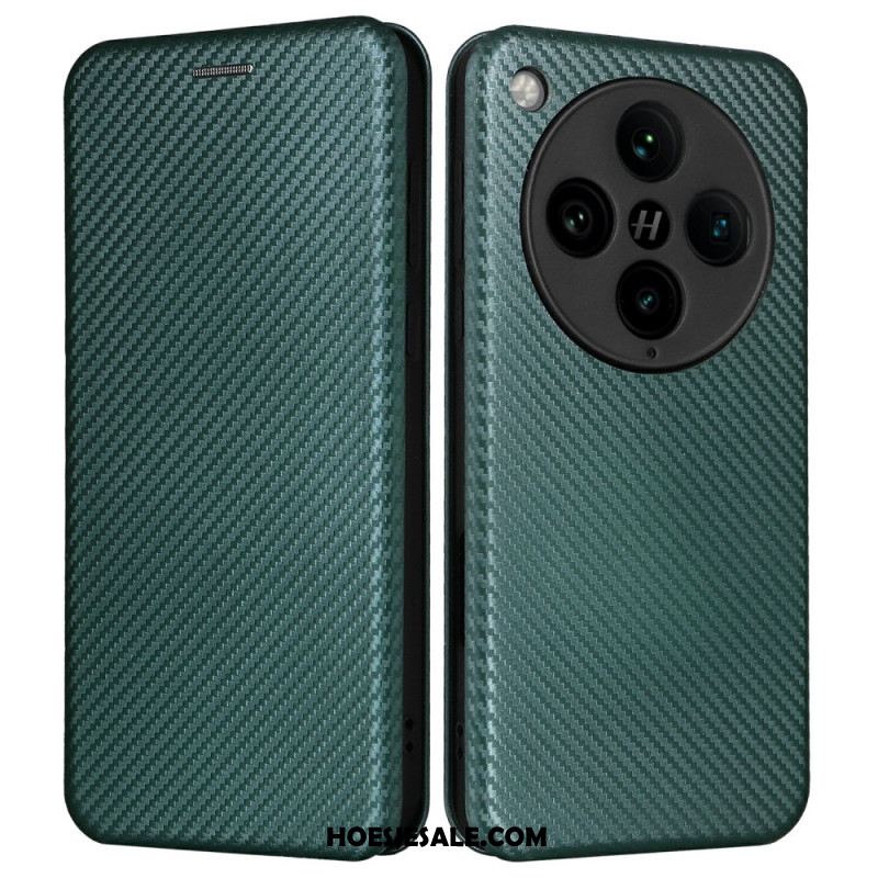 Folio-hoesje Oppo Find X8 Pro Telefoonhoesje Koolstofvezel