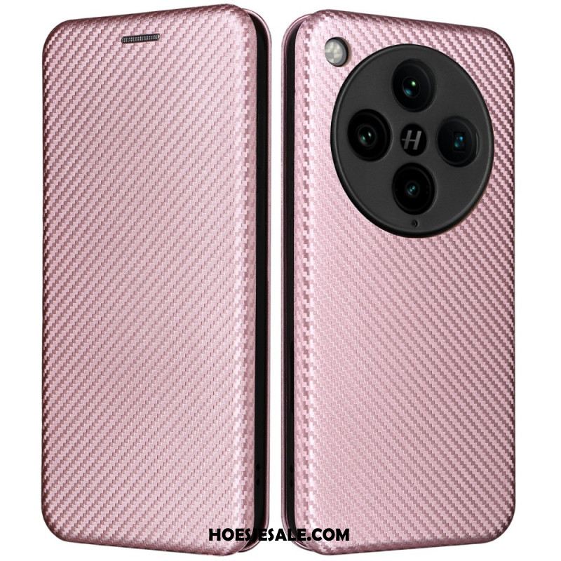 Folio-hoesje Oppo Find X8 Pro Telefoonhoesje Koolstofvezel