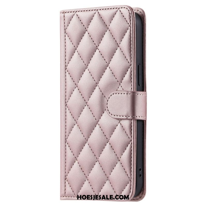 Folio-hoesje Oppo Find X8 Telefoonhoesje Gewatteerd Met Bandje En Schouderband