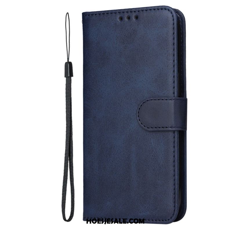 Folio-hoesje Oppo Find X8 Telefoonhoesje Imitatieleer Bandje