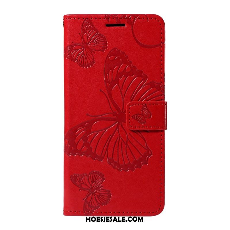 Folio-hoesje Oppo Reno 13 5g Telefoonhoesje Reuzenvlinders