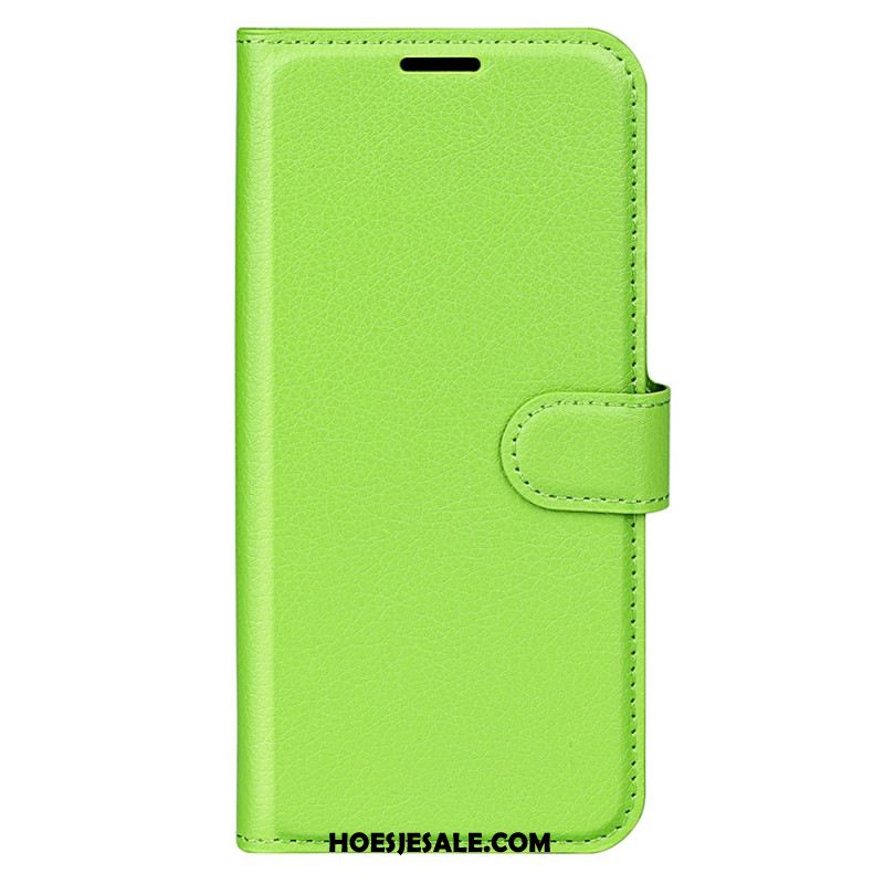 Folio-hoesje Oppo Reno 13 Pro 5g Telefoonhoesje Klassiek Lychee Kunstleer