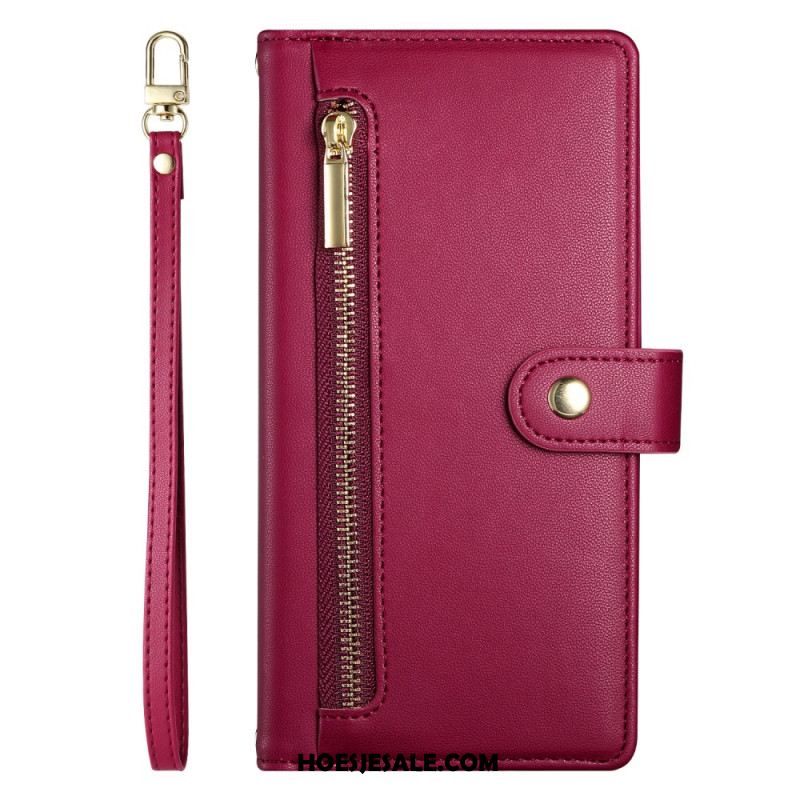 Folio-hoesje Oppo Reno 13 Pro 5g Telefoonhoesje Portemonnee Met Band En Schouderband