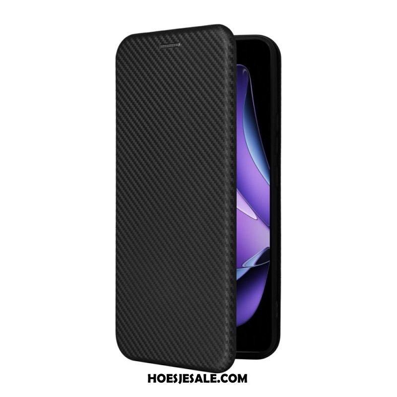Folio-hoesje Oppo Reno 13f 4g / 5g / 13 Fs 5g Koolstofvezel